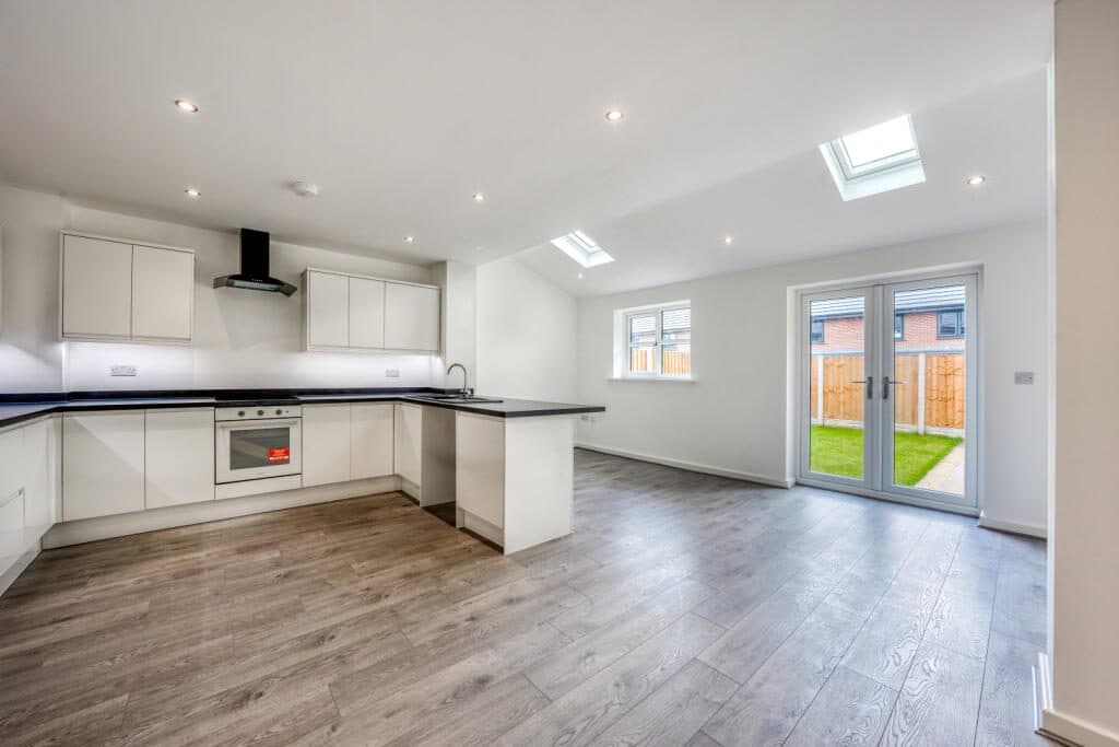 Open-plan kitchen diner in a King Street townhouse