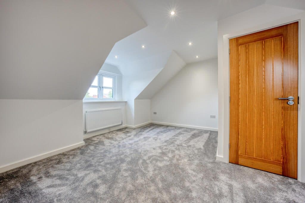 Top-floor master suite in a King Street townhouse